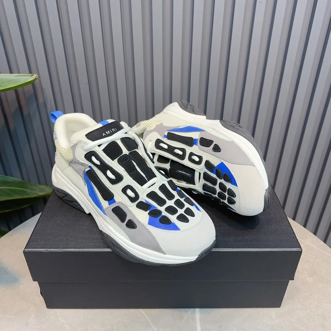 Men's shoes 💰740💰 AMIRI AMIRI fashion brand hot sale 🔥 Available all year round ✅ Official website synchronization Imported fabrics 1⃣️ vs 1⃣️ replica, original factory special original sole, 38-45 (38.45. Non-refundable)